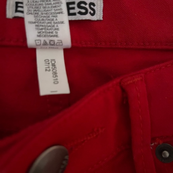 Express red skinny jeans - Picture 3 of 5